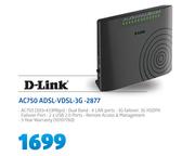 D-Link AC750 ADSL-VDSL-3g-2877