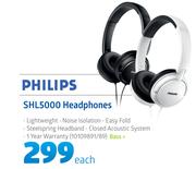 Philips SHL5000 Headphones-Each