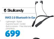 Skull Candy INKD 2.0 Bluetooth In-Ear