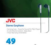 JVC Stereo Earphone