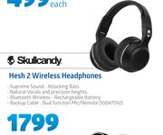 Skull Candy Wireless Mesh 2 Wireless Headphones