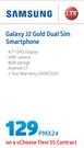 Samsung Galaxy J2 Gold Dual Sim Smartphone-On A uChoose Flexi 55