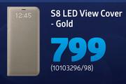 S8 View Cover Gold
