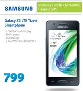 Samsung Galaxy Z2 LTE Tizen Smartphone