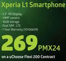 Sony Xperia L1 Smartphone-On uChoose Flexi 200 Contract