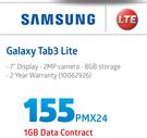 Samsung Tab 3 Lite-On 1GB Data Contract