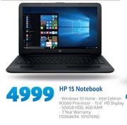 HP 15 Notebook