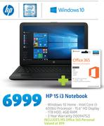 HP 15 i3 Notebook