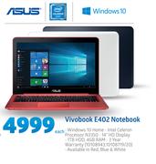 Asus vivobook E402 Notebook-Each