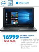 Dell Inspiron 5567 i7 Notebook