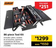 Grip 86 Piece Tool Kit