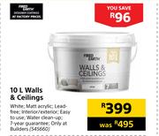 Fired Earth 10L Walls & Ceilings