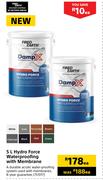 Fired Earth Damp X 5L Hydro Force Waterproofing With Membrane-Each