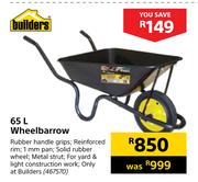 Builders 65L Wheelbarrow