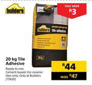 Builders 20Kg Tile Adhesive