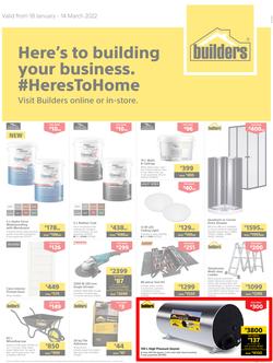 Builders KwaZulu-Natal : Here's To Building Your Business (18 January - 14 March 2022), page 1
