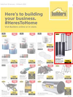 Builders KwaZulu-Natal : Here's To Building Your Business (18 January - 14 March 2022), page 1