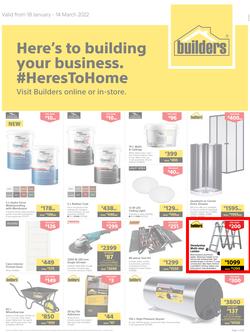 Builders KwaZulu-Natal : Here's To Building Your Business (18 January - 14 March 2022), page 1