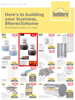 Builders KwaZulu-Natal : Here's To Building Your Business (18 January - 14 March 2022), page 1