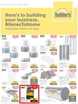 Builders KwaZulu-Natal : Here's To Building Your Business (18 January - 14 March 2022), page 1