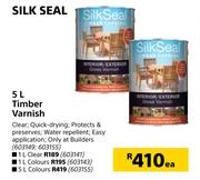 Silk Seal 1L Timber Varnish Colours-Each