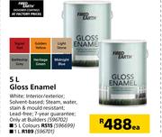Fired Earth 5L Gloss Enamel-Each