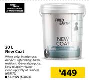Fired Earth 20L New Coat