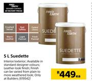 Fired Earth 5L Suedette-Each