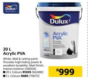Dulux 5L Acrylic PVA