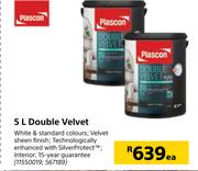 Plascon 5L Double Velvet-Each