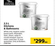 Fired Earth 2.5L Kitchens & Bathrooms-Each