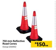 750mm Reflective Road Cones (Orange)-Each