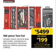Mastercraft 166 Piece Tool Set