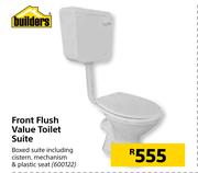 Builders Front Flush Value Toilet Suite