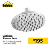 Builders Victorian Shower Rose 160mm