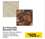 Eco Tirano Slip Resistant Tiles-350mm x 350mm Per Sqm