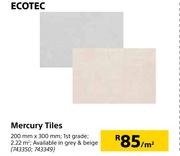 Ecotec Mercury Tiles-200mm x 300mm Per Sqm