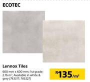 Ecotec Lennox Tiles-600mm x 600mm Per Sqm