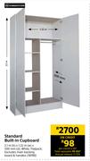 Home & Kitchen Standard Built In Cupboard-2.1m (h) x 1.22m(w) x 500mm (d)