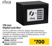 Riva 200mm Digital Lock Box