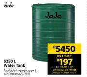 JoJo 5250L Water Tank