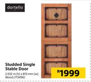 Dortello Studded Single Stable Door-2032m (h) x 813mm (w)