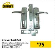 Builders 2 Lever Lock Set