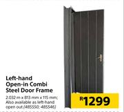 Left Hand Open In Combi Steel Door Frame-2032m x 813mm x 115mm