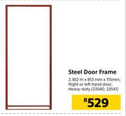 Steel Door Frame-2.302m x 813mm x 115mm