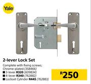 Yale 2 Lever Lock Set
