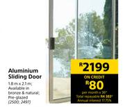 Aluminium Sliding Door-1.8m x 2.1m