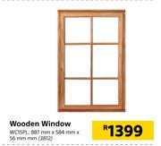 Wooden Window WC1SPL-887mm x 584mm x 56mm