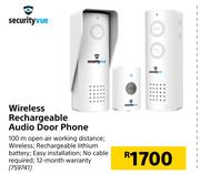 Securityvue Wireless Rechargeable Audio Door Phone