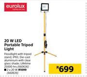 Eurolux 20W LED Portable Tripod Light
